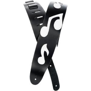 imageDAddario Accessories Leather Guitar StrapMusic Note