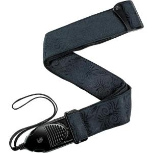 imageDAddario Acoustic Quick Release Guitar Strap  Polypropylene Black  Adjustable from 35 to 595Black Swirls