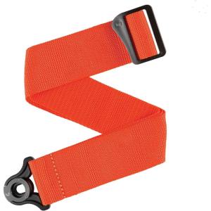 imageDAddario Auto Lock Guitar Strap  Acoustic ampamp Electric Accessories  Easy to Use Locking Straps  Uses Existing Buttons  Polypro  Orange