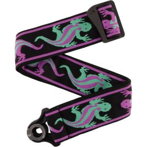 imageDAddario Auto Lock Guitar Strap  Acoustic ampamp Electric Guitar AccessoriesGreenPurple
