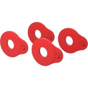 imageDAddario Flex Lock Strap Blocks  Locks Straps In Place  Protect Your Instrument with No Modifications or Hardware  Easy to Attach  Set of 4 Blocks  BlackRed