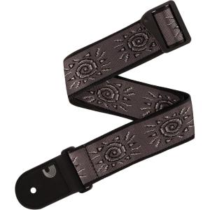 imageDAddario Guitar Strap  Acoustic ampamp Electric Guitar Accessories  Eco Leather Ends  Vintage Sun Silver