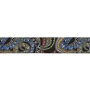 imageDAddario Guitar Strap Joe Satriani Up in Flames Design 50mm Wide Tubular Nylon Adjustable from 35 to 595 Guitar AccessoriesSnakes Mosaic