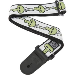imageDAddario Guitar Strap Joe Satriani Up in Flames Design 50mm Wide Tubular Nylon Adjustable from 35 to 595 Guitar AccessoriesSpaceman