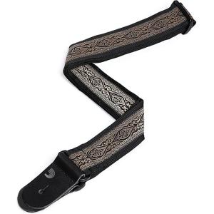 imageDAddario Planet Waves 50J04 2Inch Tubular Webbing with Brown Jaquard Design
