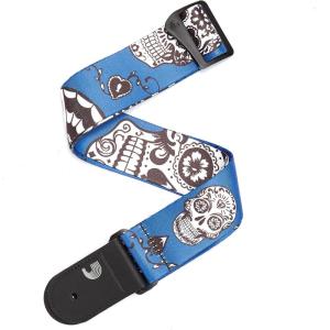 imagePlanet Waves P20W1415 2quot Gtr Stp Sugar Skulls  BuBlue