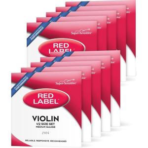 imageDAddario Bulk Red Label Violin Set 12M U2104B10