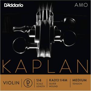 imageDAddario Kaplan Amo Violin String  Single A String  KA312 14M  Violin Strings  14 Scale Medium TensionD String