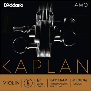 imageDAddario Kaplan Amo Violin String  Single A String  KA312 14M  Violin Strings  14 Scale Medium TensionE String