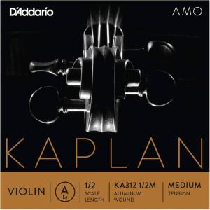 imageDAddario Kaplan Amo Violin String  Single D String  KA313 12M  Violin Strings  12 Scale Medium TensionA String