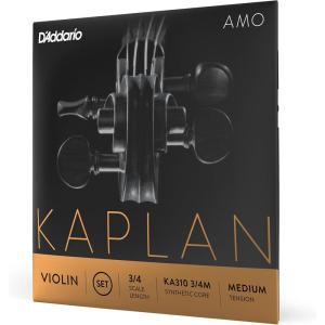 imageDAddario Kaplan Amo Violin Strings  Full Set  KA310 34M  Violin Strings  34 Scale Medium TensionFull Set