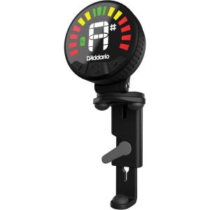 imageDAddario Nexxus 360 Rechargeable Violin Tuner  Clip On Tuner for Violin  Auto Powers Off  Adjustable Full Color LED ScreenViola