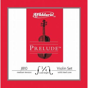 imageDAddario Prelude Violin 10Blk Set 34 Med J81034MB10