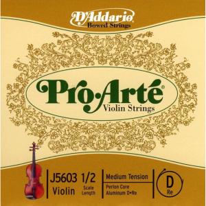imageDAddario ProArt Violin 10Blk D 12 Med J560312MB10