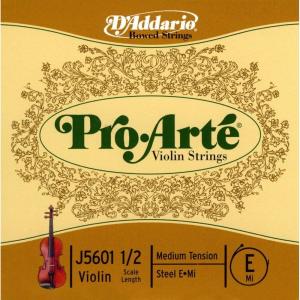 imageDAddario ProArt Violin 10Blk E 12 Med J560112MB10
