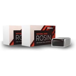 imageDAddario Violin Rosin  Cello Rosin  Natural Rosin Violin Dark Two PackLight