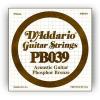 imageDAddario PB022 Phosphor Bronze Wound Acoustic Guitar Single String 022039 gauge