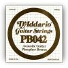 imageDAddario PB022 Phosphor Bronze Wound Acoustic Guitar Single String 022042 gauge
