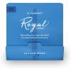 imageDAddario Woodwinds  Royal Bb Clarinet Reeds  B Flat Clarinet Reeds  Reeds for Clarinet  Clarinet Bb Reeds  Strong Spine  Filed Cut  Strength 50 10Pack25Pack