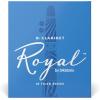 imageDAddario Woodwinds  Royal Bb Clarinet Reeds  B Flat Clarinet Reeds  Reeds for Clarinet  Clarinet Bb Reeds  Strong Spine  Filed Cut  Strength 50 10Pack10Pack