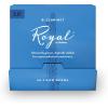imageDAddario Woodwinds  Royal Bb Clarinet Reeds  B Flat Clarinet Reeds  Reeds for Clarinet  Clarinet Bb Reeds  Strong Spine  Filed Cut  Strength 50 10Pack25Pack