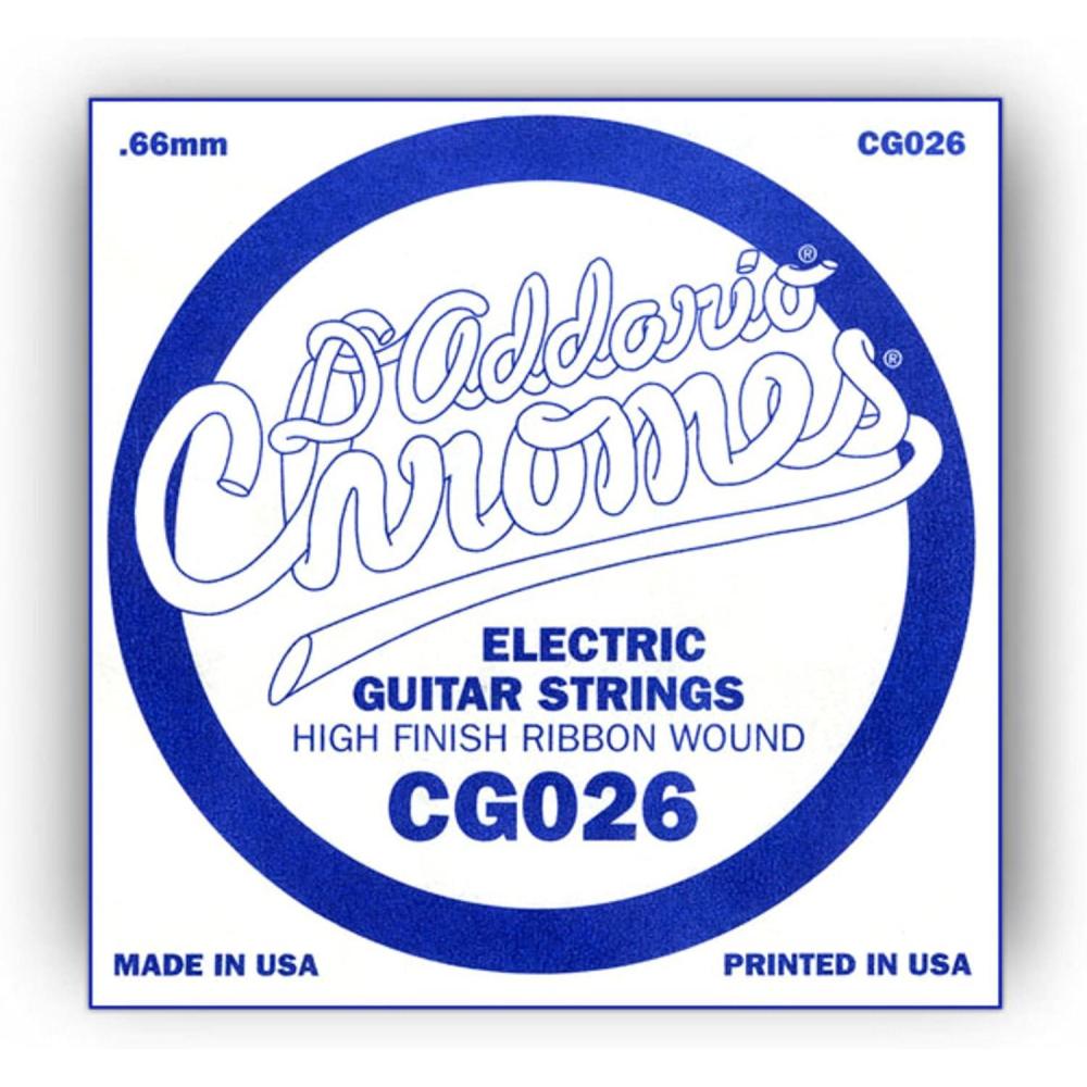 imageDAddario CG038 Flat Wound Electric Guitar Single String 038026 gauge