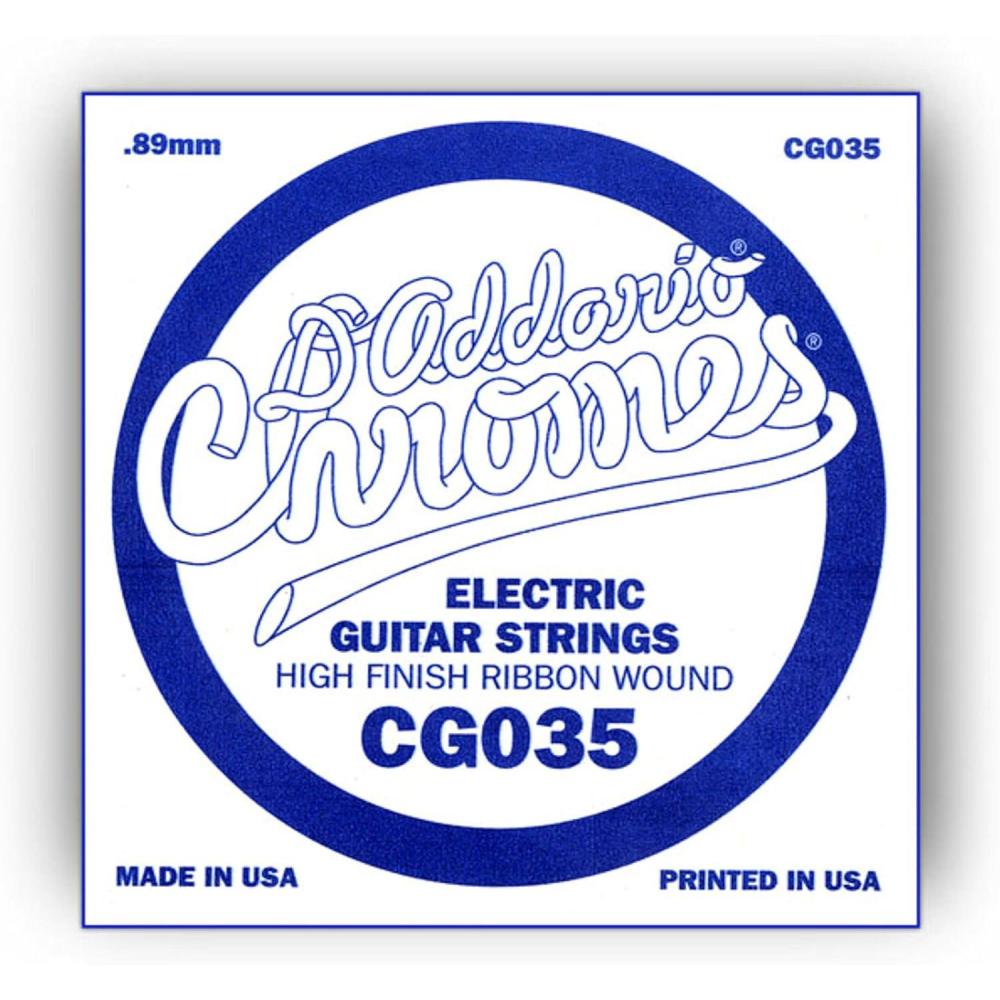 imageDAddario CG038 Flat Wound Electric Guitar Single String 038035 gauge