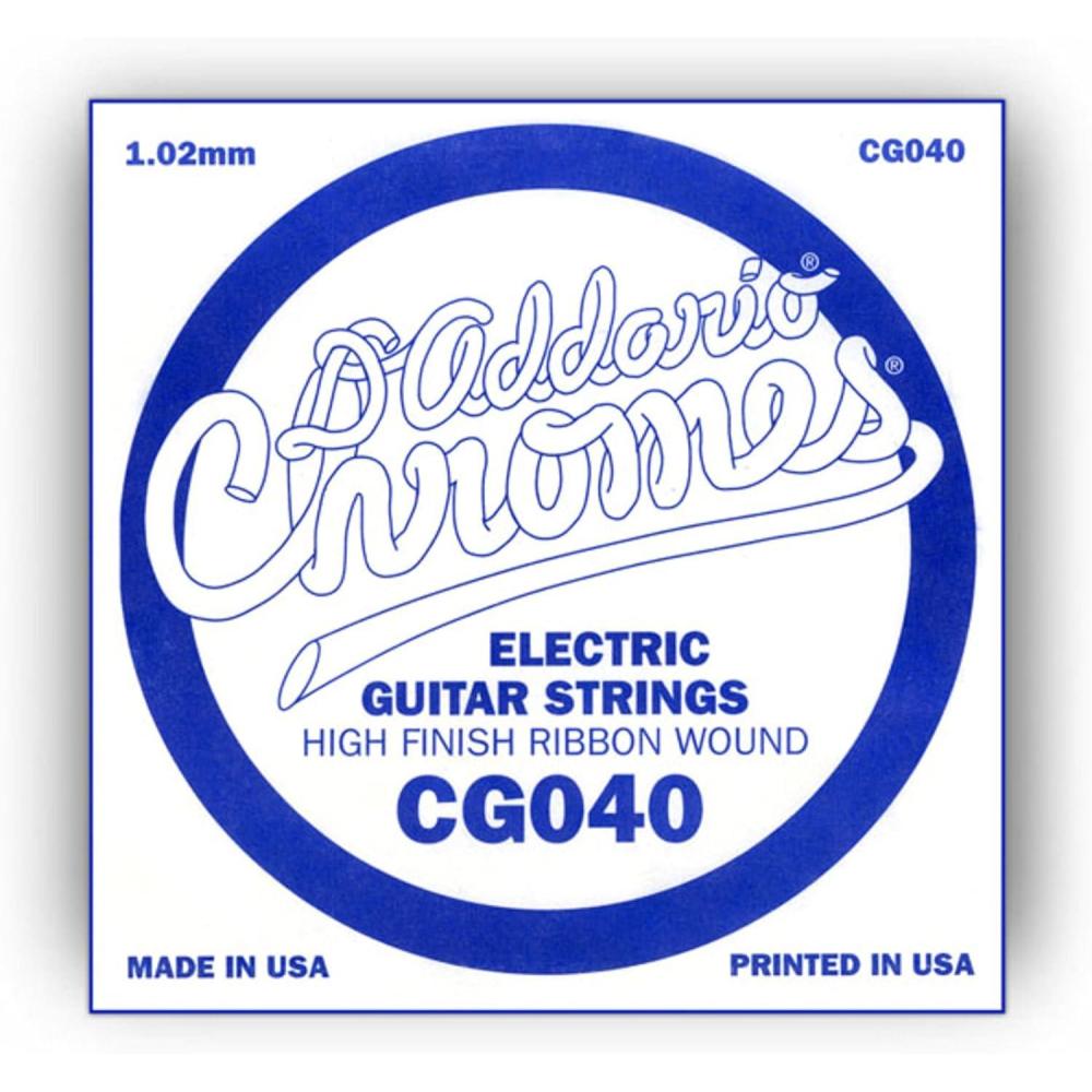 imageDAddario CG038 Flat Wound Electric Guitar Single String 038040 gauge