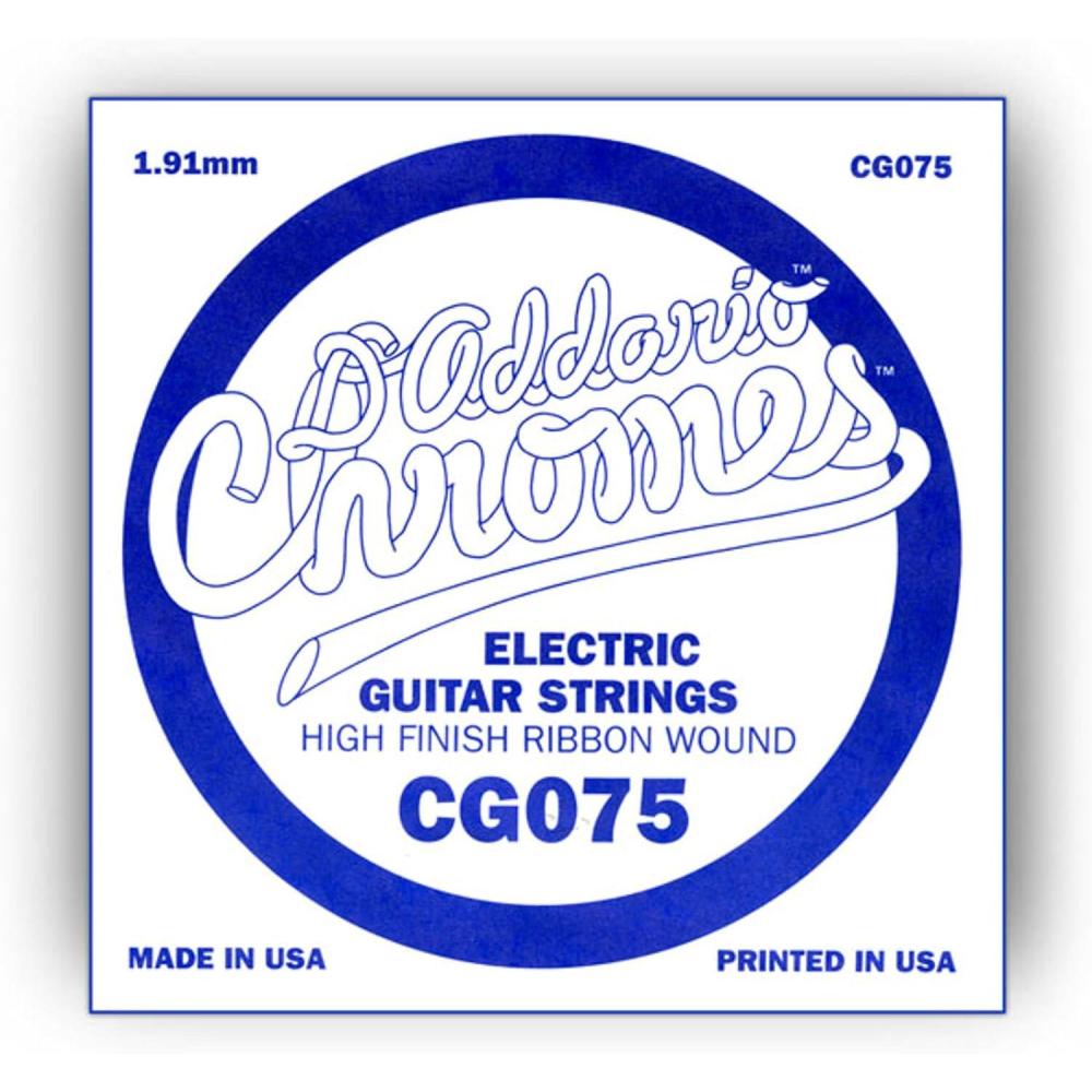 imageDAddario CG038 Flat Wound Electric Guitar Single String 038075 gauge