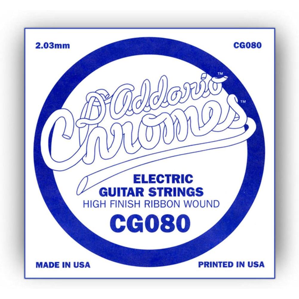 imageDAddario CG038 Flat Wound Electric Guitar Single String 038080 gauge