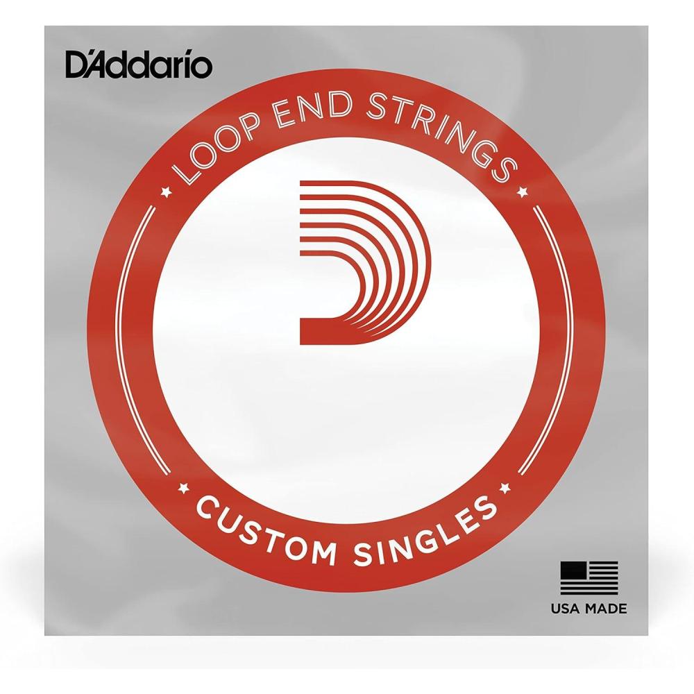 imageDAddario LE010 Plain Steel Loop End Single String 010011 guage
