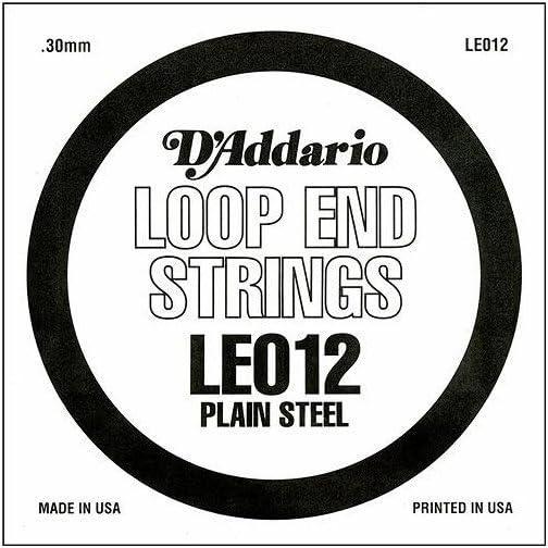 imageDAddario LE010 Plain Steel Loop End Single String 010012 guage
