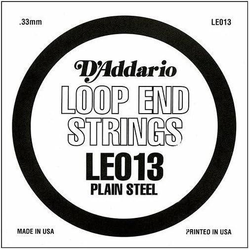 imageDAddario LE010 Plain Steel Loop End Single String 010013 guage