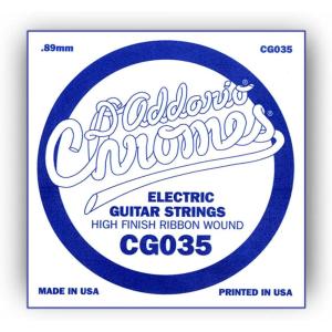 imageDAddario CG038 Flat Wound Electric Guitar Single String 038035 gauge