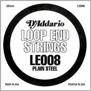 imageDAddario LE010 Plain Steel Loop End Single String 010008 guage
