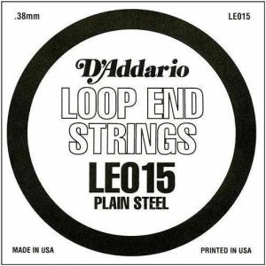 imageDAddario LE010 Plain Steel Loop End Single String 010015 guage