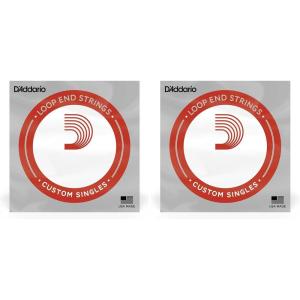 imageDAddario LE010 Plain Steel Loop End Single String 010016 guage Pack of 2