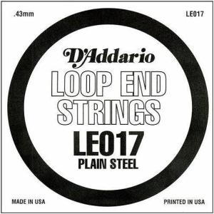 imageDAddario LE010 Plain Steel Loop End Single String 010017 guage