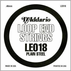 imageDAddario LE010 Plain Steel Loop End Single String 010018 guage